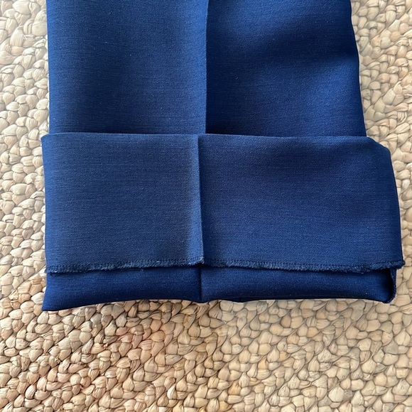 Gucci Luxe Womens Blue Silk/Wool Pant Trouser Sz 42 - Picture 10 of 12